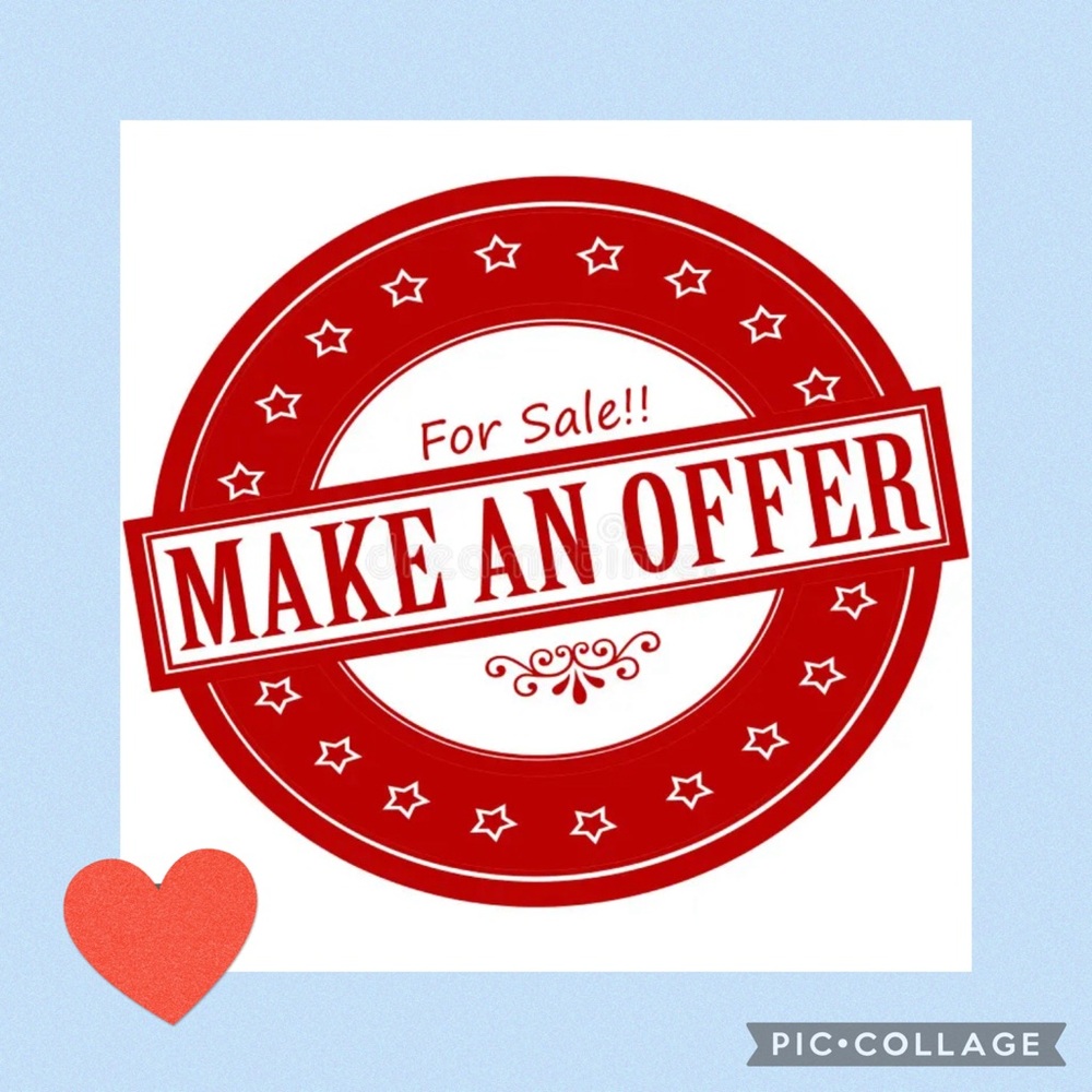 Make a reasonable offer ♥️ I will be happy to say Yes!